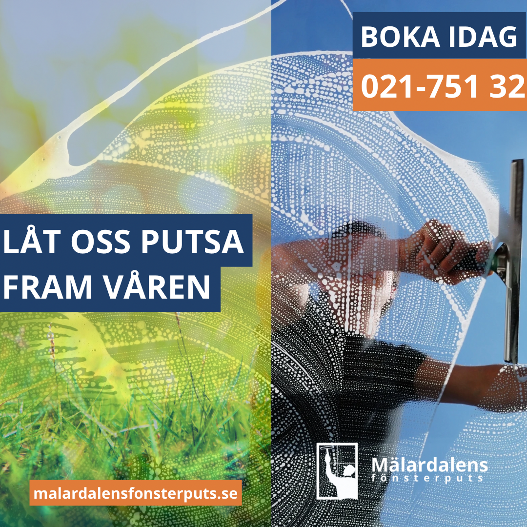 Boka en lokal fönsterputsare i Arboga i vår när det är dags att få rena fönster efter vintern. Låt solens strålar skina och boka Mälardalens Fönsterputs.